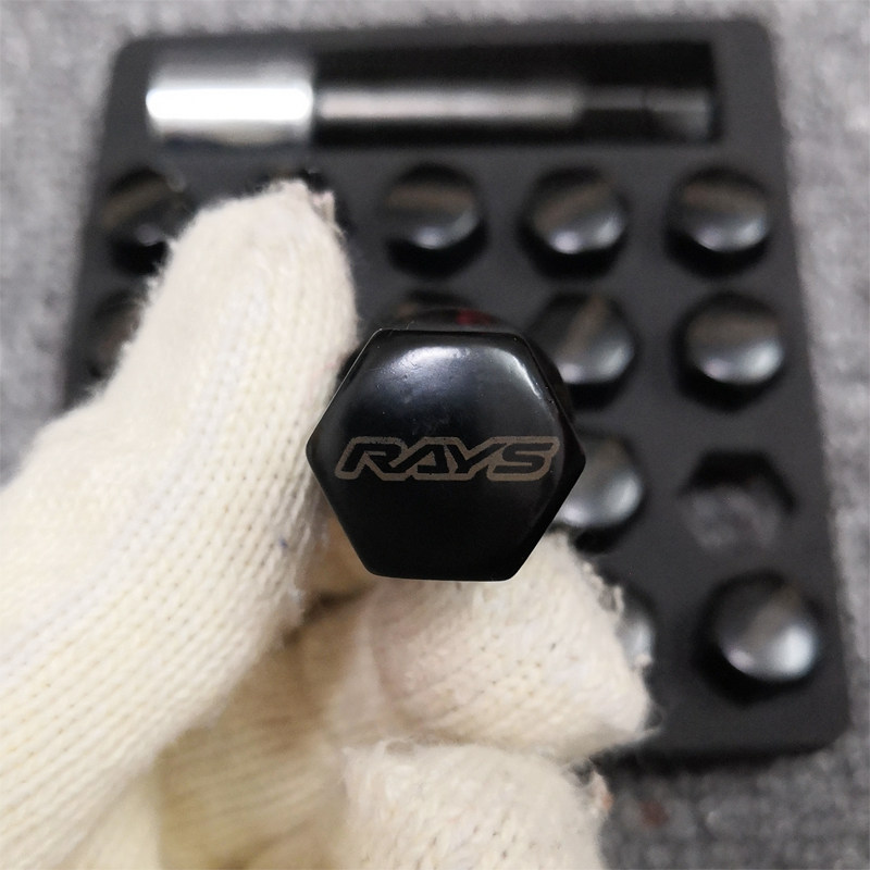 rays锻造螺丝帽雅阁十代思域飞度杰德86锐志雨燕改装轮毂螺母螺帽