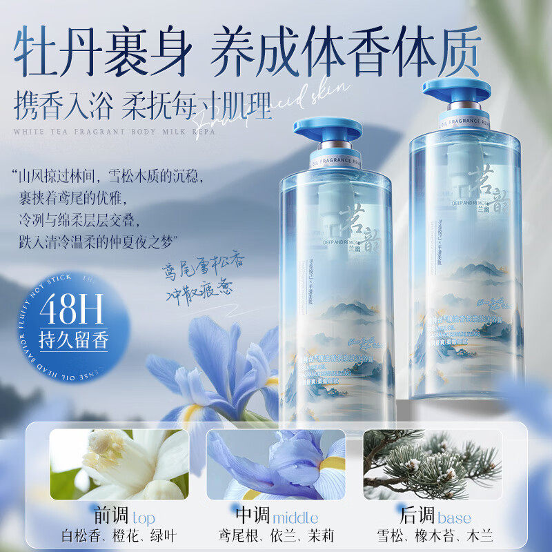 维特丝精油香氛焕肤沐浴露
