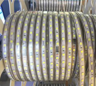 LED灯带灯条5050贴片灯珠高压220V宽版单灯高流明RGB灯带