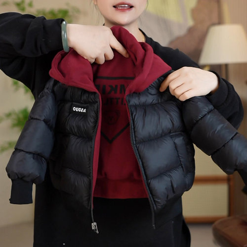 男童冬装两面穿棉服2025冬季新款