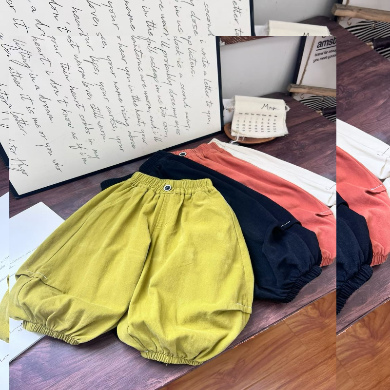 奶哈Y弧亲肤棉布中裤 CHH A638大韩版南瓜裤奶秋款七分凉快质量贼图片