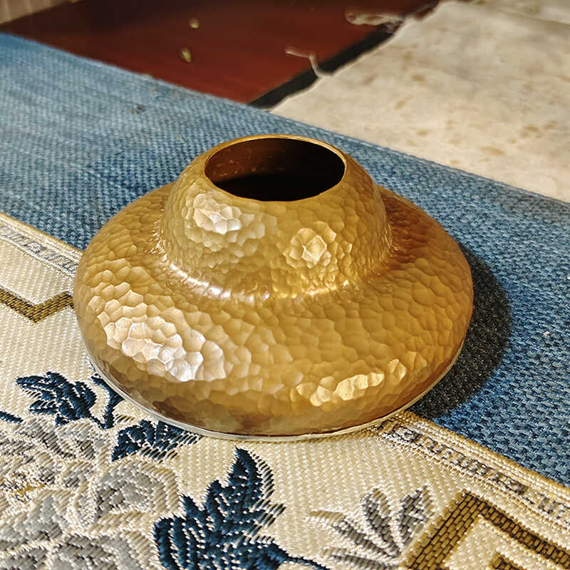 高端包锡边纯紫铜茶具复古