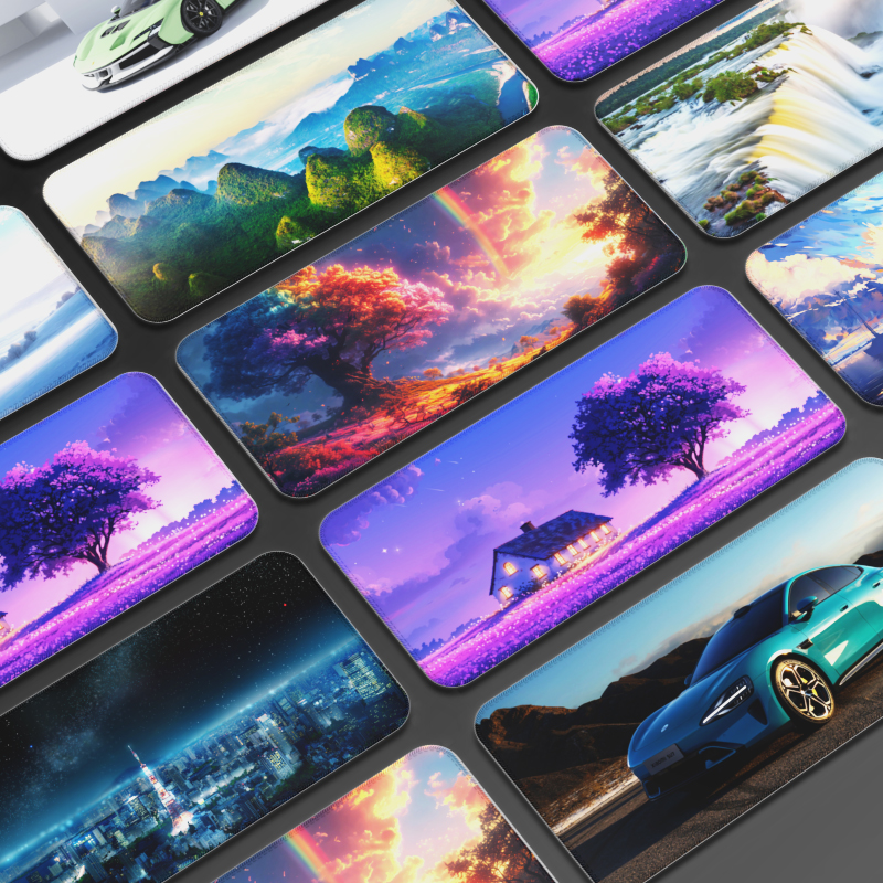 超大号鼠标垫高颜值键盘垫办公桌垫电竞电脑快捷键盘垫子订制定做