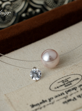 YOYR轻氧锁骨链 百搭气质项链隐形鱼线简约小众可调节