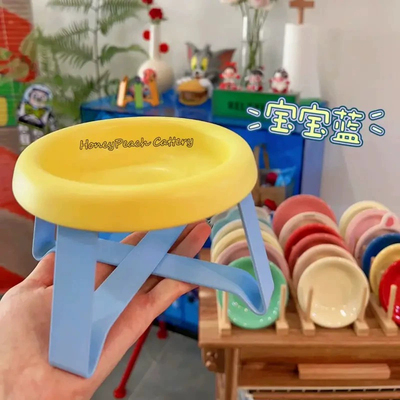 宠物陶瓷防打翻猫碗狗碗