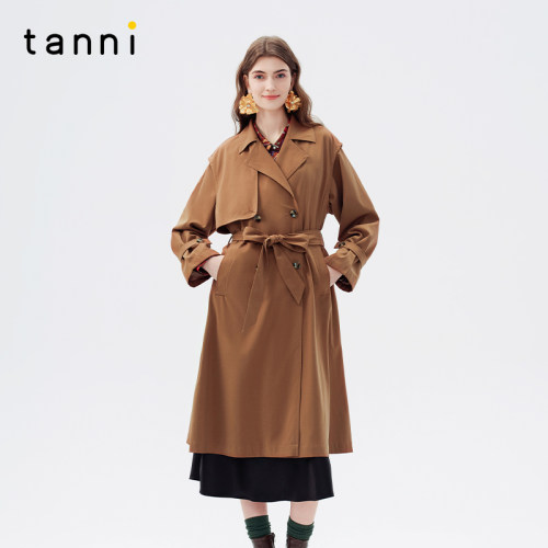 tanni明星同款两件套气质风衣