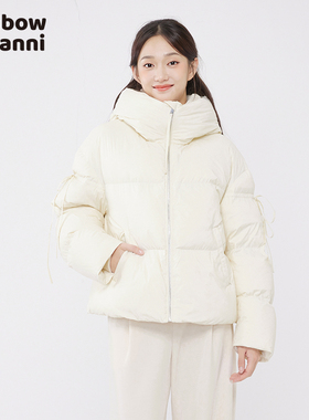 rainbow人气宽松减龄设计面包短款廓形羽绒服RM31DJ002A