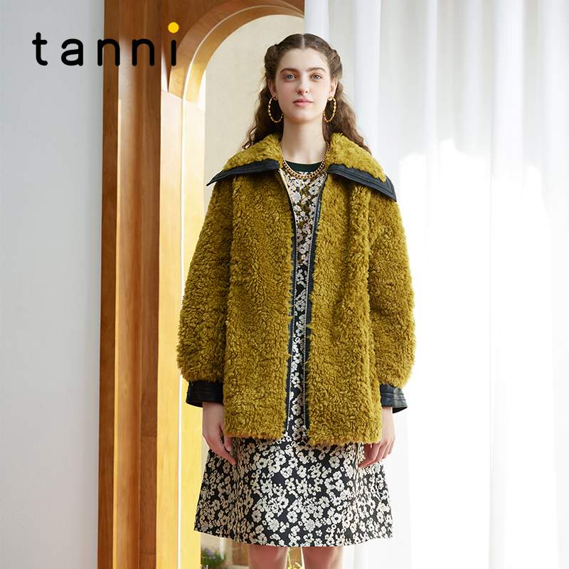 tanni通勤复古百搭设计感外套