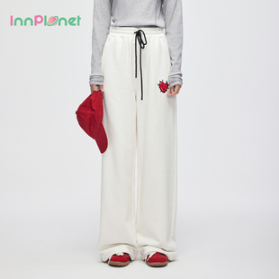 innplanet26春新款 PN31PA811A 艺术家合作宽松休闲百搭阔腿运动裤