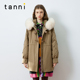 tanni新款 廓形通勤百搭皮毛外套派克服TM31FU002A