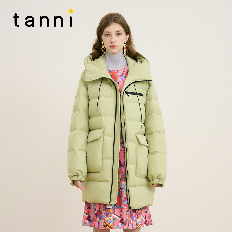 tanni户外机能风充电加热羽绒服