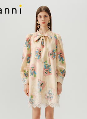 tanni法式衬衫连衣裙TN31DR032A