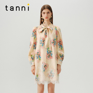 tanni法式 连衣裙TN31DR032A 衬衫