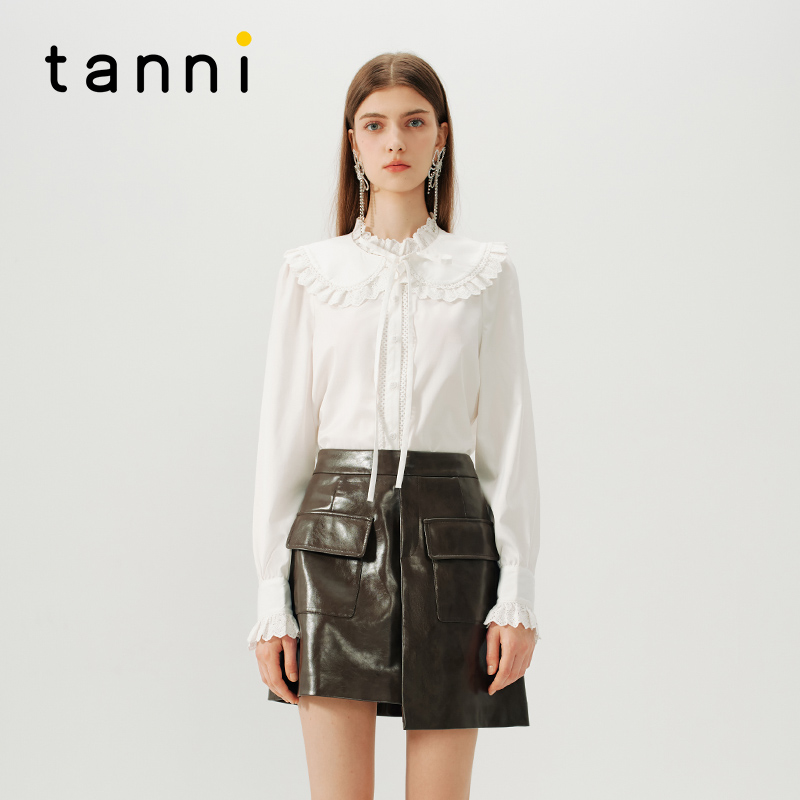 tanni优雅法式浪漫宫廷风衬衣