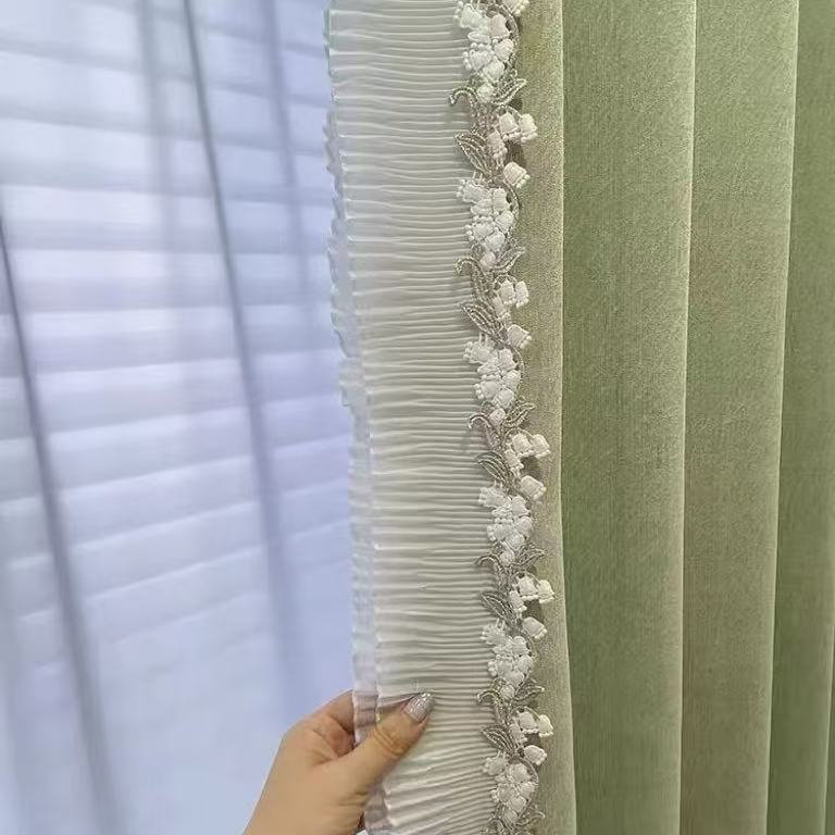 高档刺绣脚丫花边装饰立边辅料