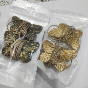 窗帘纱帘绑带复古青古铜金属蝴蝶高档磁吸强磁绑带可做造型 新款