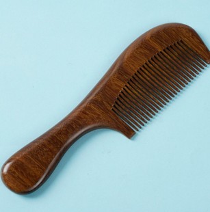 合德医馆推荐保健小工具 檀木梳天然木齿避免静电养护头皮头发
