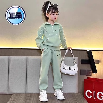 官方正品NK儿童韩版纯棉套装秋冬