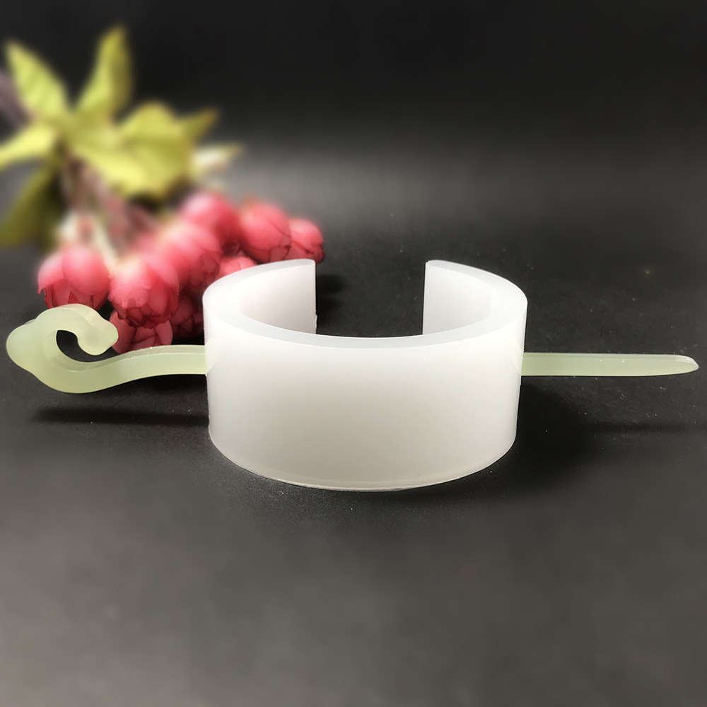 魔道忘机发冠 云纹发簪 古风男子cos动漫发饰 滴胶手工饰品 蓝湛