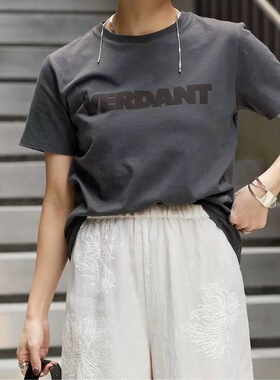 Rosatown｜ 日本 纯棉 字母款 T恤