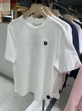 高级棉 绣花 白色t 北欧 胸围 112 长度69