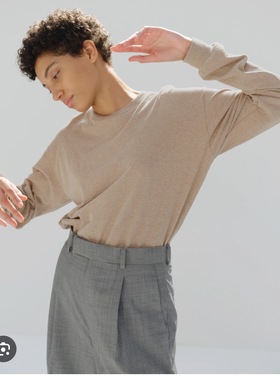 26春天 Aur纯棉卫衣长袖T恤 Plaiting LS tee 定番 匹马棉