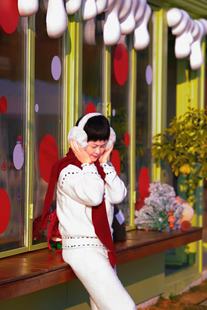 软绵绵秋冬季 睡衣女加厚半边绒保暖简约纯色家居服