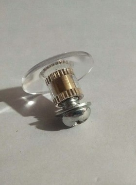 亚克力水果盘配件螺丝孔0.8厘米配带底座果盘链接螺丝水果盘螺丝