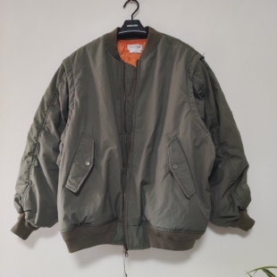 秋冬新款男款可脱卸袖子棉衣棉服外套夹克衫工装风多口袋休闲宽松