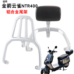 适用于电动车金箭云雀NTR400靠背后货架尾架尾箱备箱支架衣架靠垫