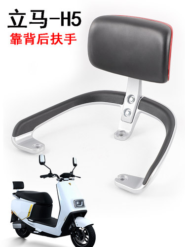 适用立马CF-3电动车H5/H5三代后靠背尾翼扶手加厚铝合金货架尾架 - 封面