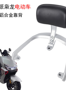 适用欧派枭龙电动车尾架靠背电摩铝合金尾箱后货架扶手靠垫衣架
