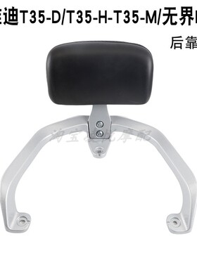 适用雅迪电动车T35-D/T35-H/T35-M/无界E30后靠背衣尾架腰靠垫