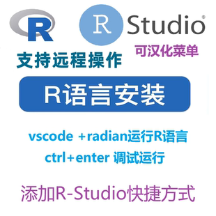R语言环境配置Rstudio安装Vscode配置radian库R语言R环境