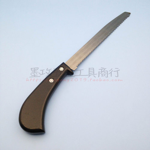 塑柄迷你手推锯子 家用手工锯鸡尾锯子木工锯切工具