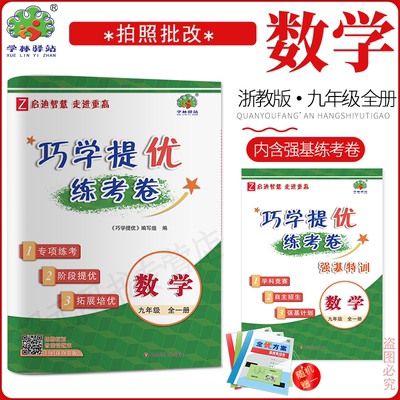 2025秋巧学练考卷九数浙初三