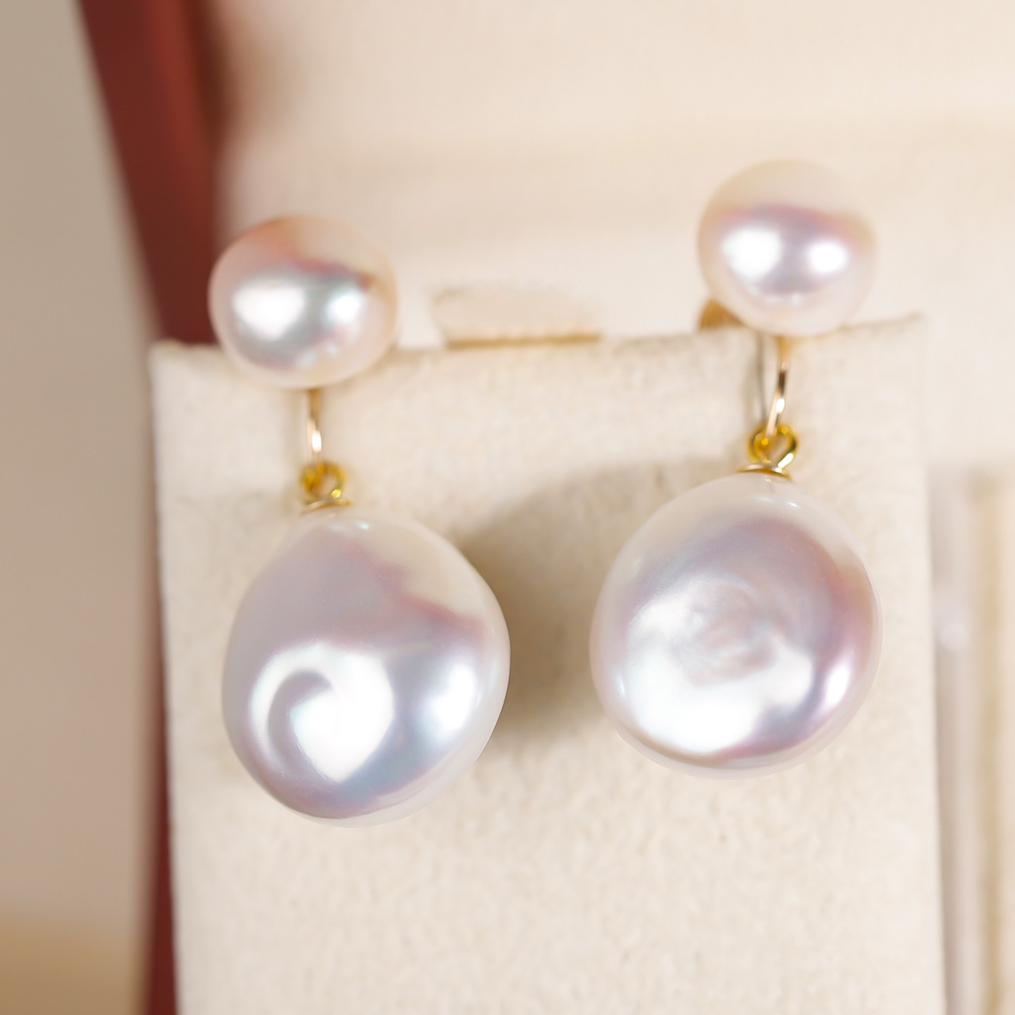 承悦珠宝 极光巴洛克珍珠耳夹 蚊香盘无耳洞耳饰 时尚短款耳钉,珠宝/钻石/翡翠,耳饰,淘宝优惠券,粉丝福利购,淘宝优惠卷