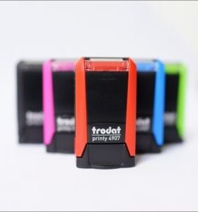 卓达章/printy/4907/Trodat/回墨印/6*13MM/印章材料卓达回墨印章