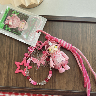 molly粉红豹包挂挂件手机链