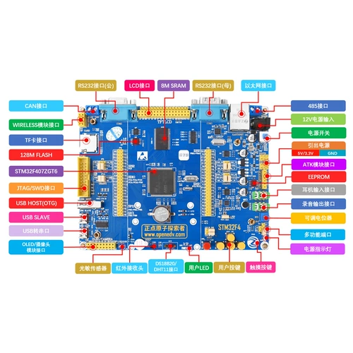 Point Atomic Explorationer STM32F407ZGT6 Плата