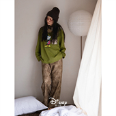 迪士尼米奇女款 柔软针织棉质家居服可外穿宽松套装 睡衣春秋季 长袖