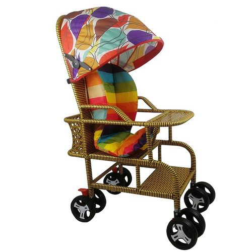 推车夏季宝宝竹藤轻便婴儿手工