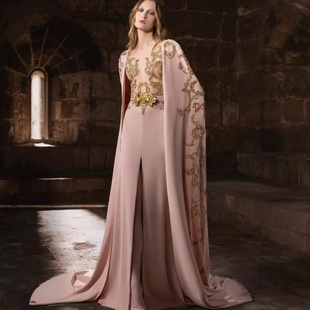 高定奢华晚礼服 新娘结婚订婚敬酒服生日钢琴颁奖奥斯卡正装裙子