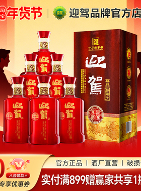 【酒厂直营】迎驾贡酒 淮南子尊品 42度450ml*6瓶 浓香纯粮白酒