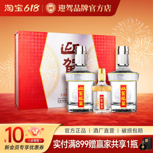 迎驾贡酒42°52ml*2银星礼盒浓香