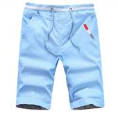 纯棉运动七分裤 子夏天薄款 男式 夏季 大码 中裤 五分宽松休闲短裤 潮土