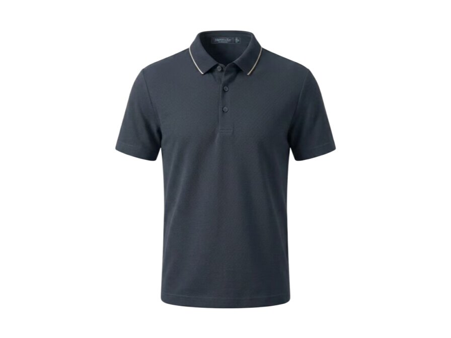 Hilditch&Key男士短袖T恤聚酯纤维+棉+桑蚕丝+氨纶HKJS8769黑丈青