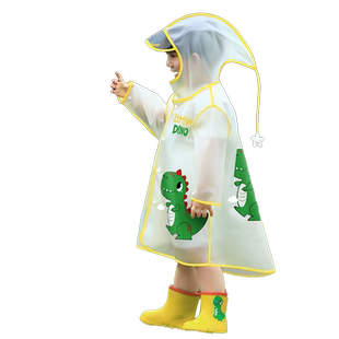 新款儿童雨衣男童女童1岁半2岁宝宝雨靴鞋套装幼儿园小孩专用雨披