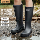 防水防滑胶鞋 备美雨靴女款 女士长筒高筒水鞋 2025新款 雨林徒步 雨鞋