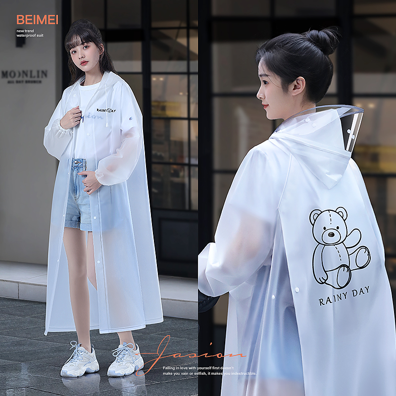 雨衣长款全身防暴雨女款2022新款可爱电动电瓶自行车成人雨披